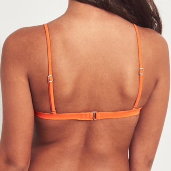 Hollister Swim Swimsuit Bikini Orange Top M - Picture 3 of 3